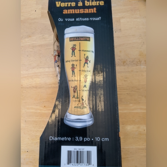 Oversized Novelty Beer Glass Novelty Boozometer Beer - Picture 8 of 10